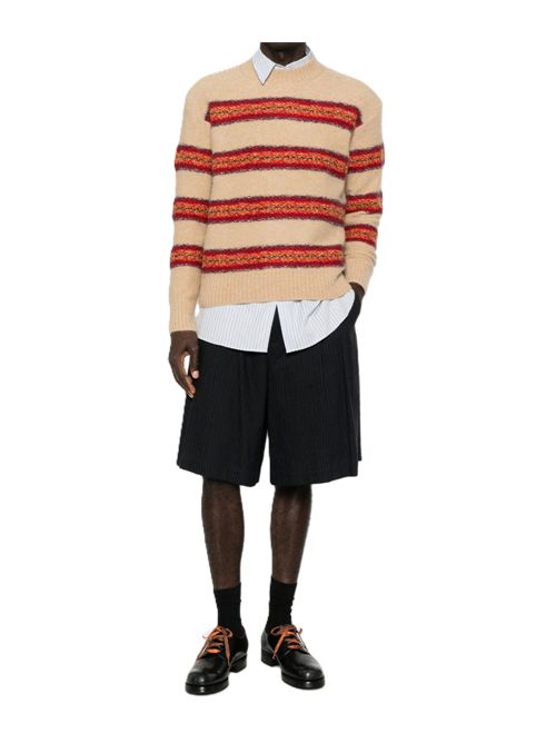 JACQUARD WOOL master SWEATER DRIES VAN NOTEN | 262-021236-4755005 ECRÙ